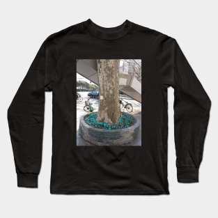 Blue City Tree Long Sleeve T-Shirt